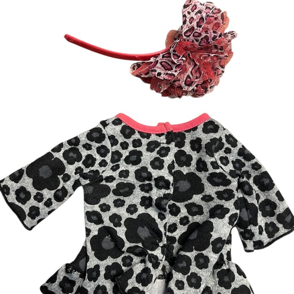 Dollie & Me Girls’ Doll Clothing - Dress/top PLUS a girls’ matching headband - Picture 2 of 3